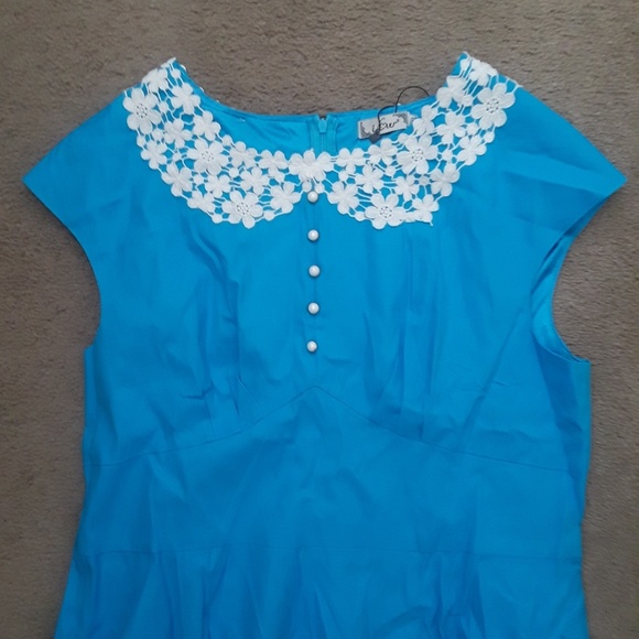 Dresses & Skirts - Vintage  plus light blue dress